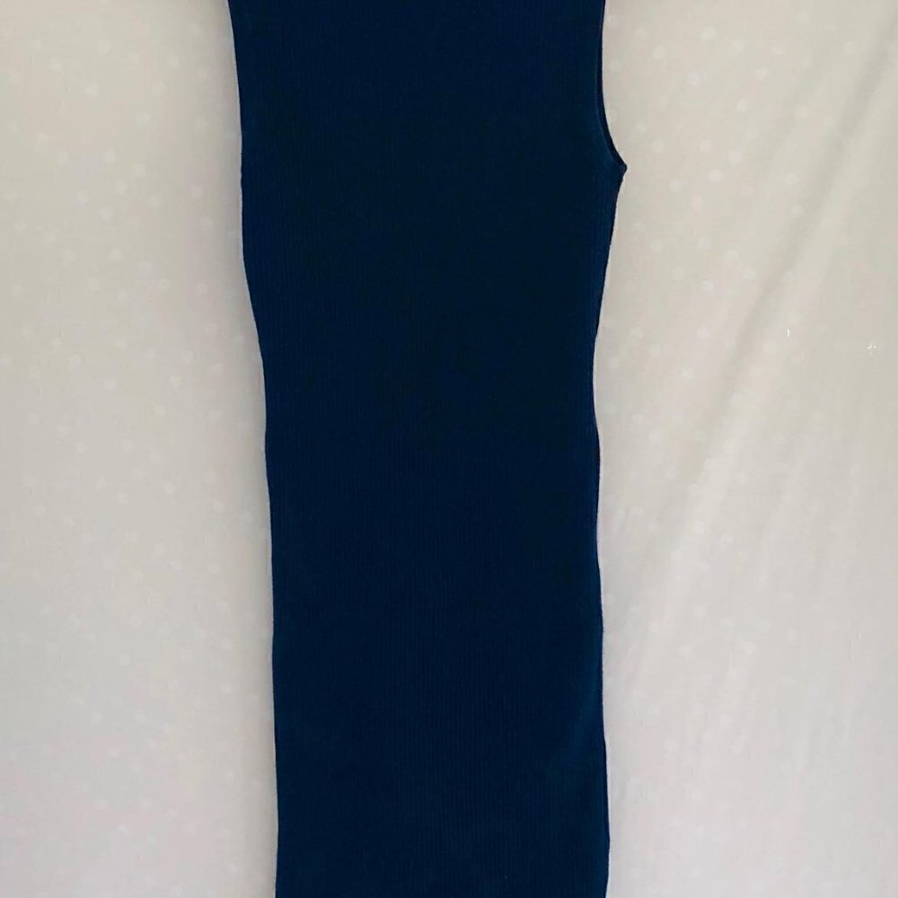 Ribbed Turtleneck Sweater Dress